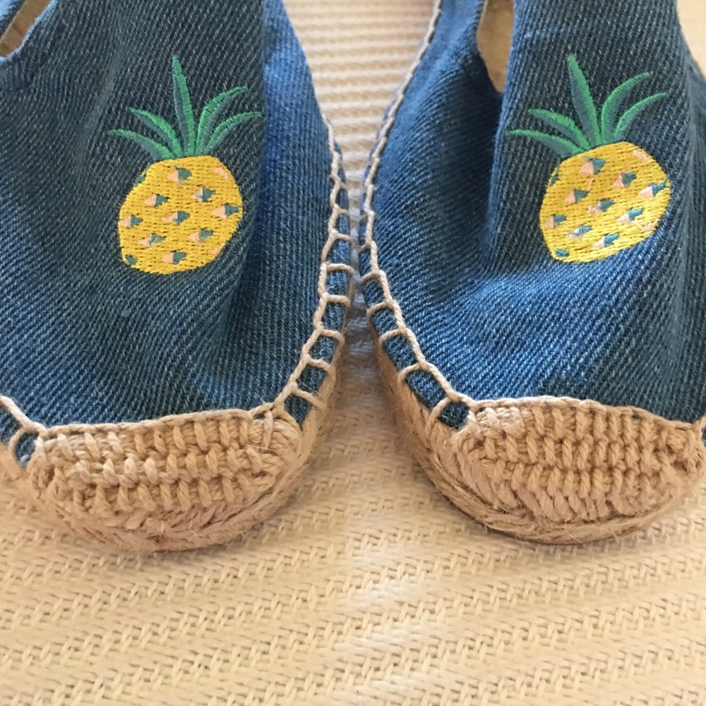 Soludos Jean pineapple espadrilles size 6 - Picture 4 of 7